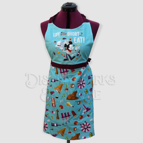 Disney Parks Food & Wine Apron Chef Mickey Mouse DCA Icons California Adventure - Picture 1 of 7